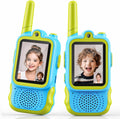 Startcan Walkie Talkies de video para niños, paquete de 2 juguetes recargables de videollamada, juguetes para interiores y exteriores, regalos de cumpleaños de Navidad para niños de 3 a 8 años en