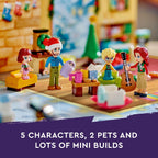 Calendario de Adviento LEGO Friends 2024 para Niños - Calendario de Adviento de Navidad con Mini Construcciones y 5 Minifiguras, Edades 6+ - Juguetes para Niños y Niñas - Ideas de Regalo para