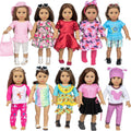 BDDOLL 23 piezas de ropa y accesorios de muñeca de 18 pulgadas para muñecas