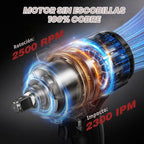 ARCCAPTAIN Llave de impacto inalámbrica de 996 pies-libras (1350 N.m