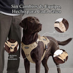 Fei & Eve Arnés táctico para perro, chaleco para perro sin tirones con