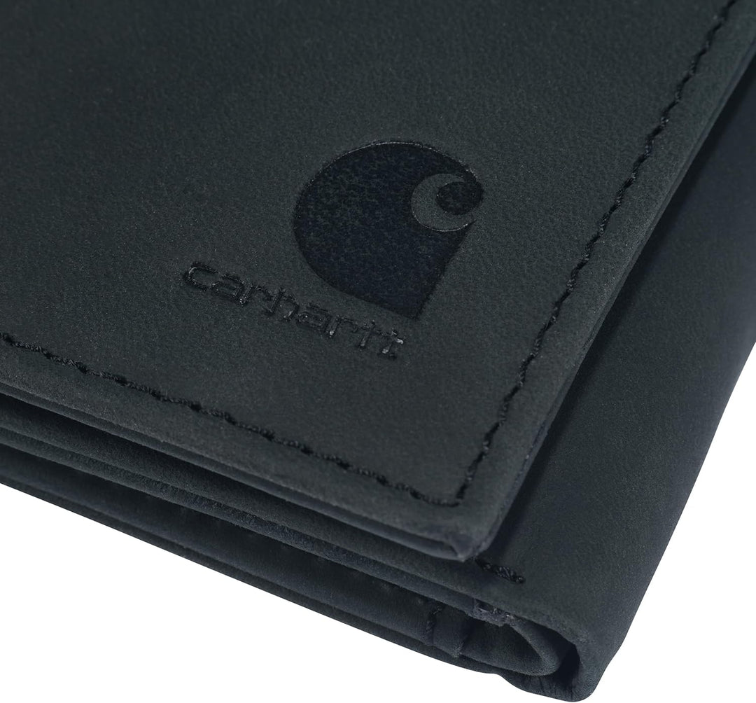 Carhartt Men's Casual Saddle Leather Wallets, Available in Mult...