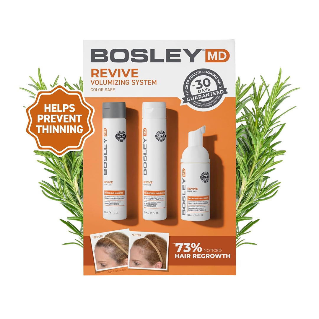 Bosley paquete rejuvenecedor para adelgazamiento visible capilar y...