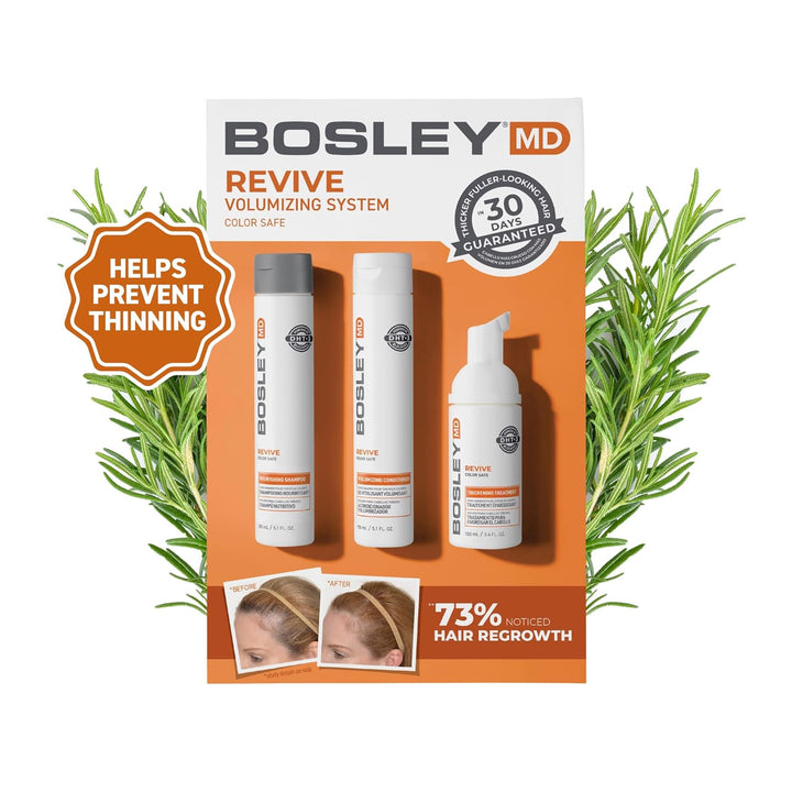 Bosley paquete rejuvenecedor para adelgazamiento visible capilar y...