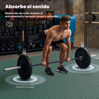 Tapete de gimnasio en casa, tapete de ejercicio de rompecabezas, baldosas de espuma EVA entrelazadas para equipos de entrenamiento en casa y áreas de juego para niños, azul, 24 x 24 x ½ pulgadas