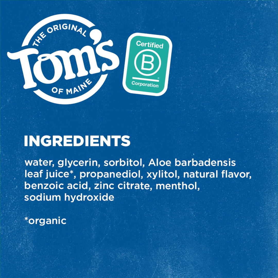 Tom\u2019s of Maine Enjuague bucal natural Wicked Fresh sin alcohol...
