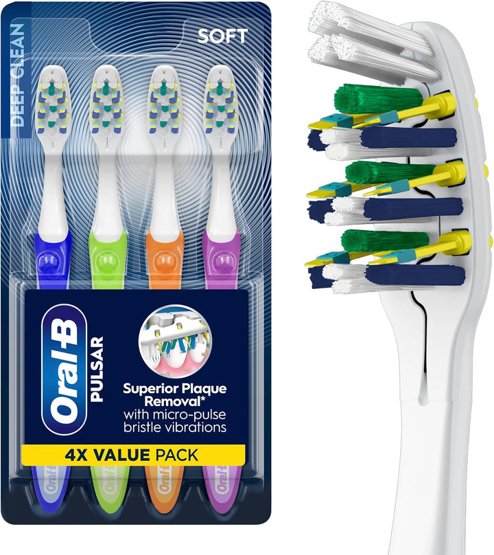 Cepillo de dientes Oral-B, removedor de placa vibratorio Pulsar, ce...