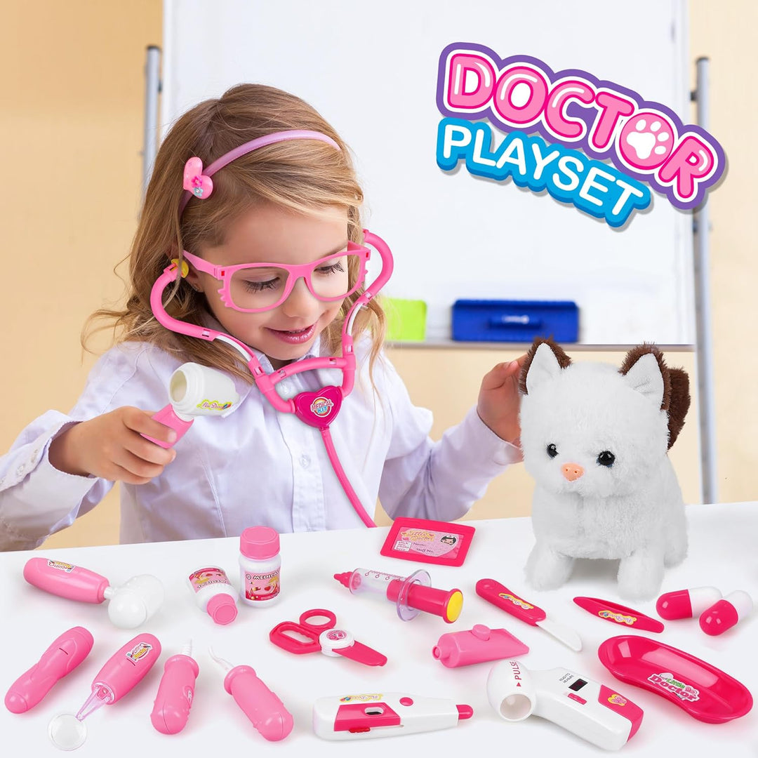 Kit de Médico de Mascotas de 33 piezas para niños pequeños - Disfra...