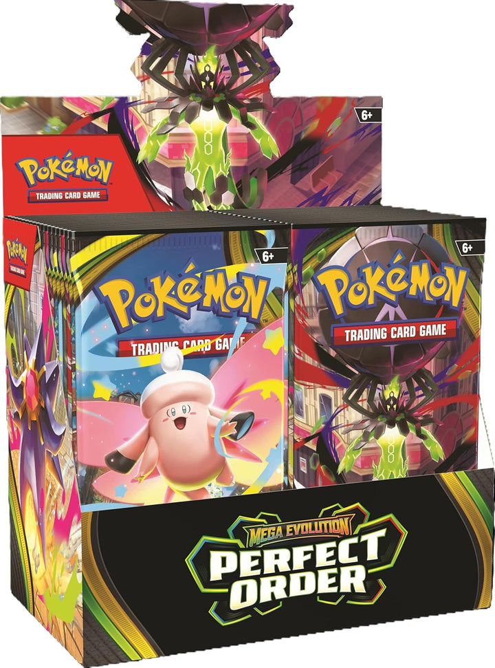 Pokémon TCG: Mega Evolution: caja de presentación de refuerzo de pe...