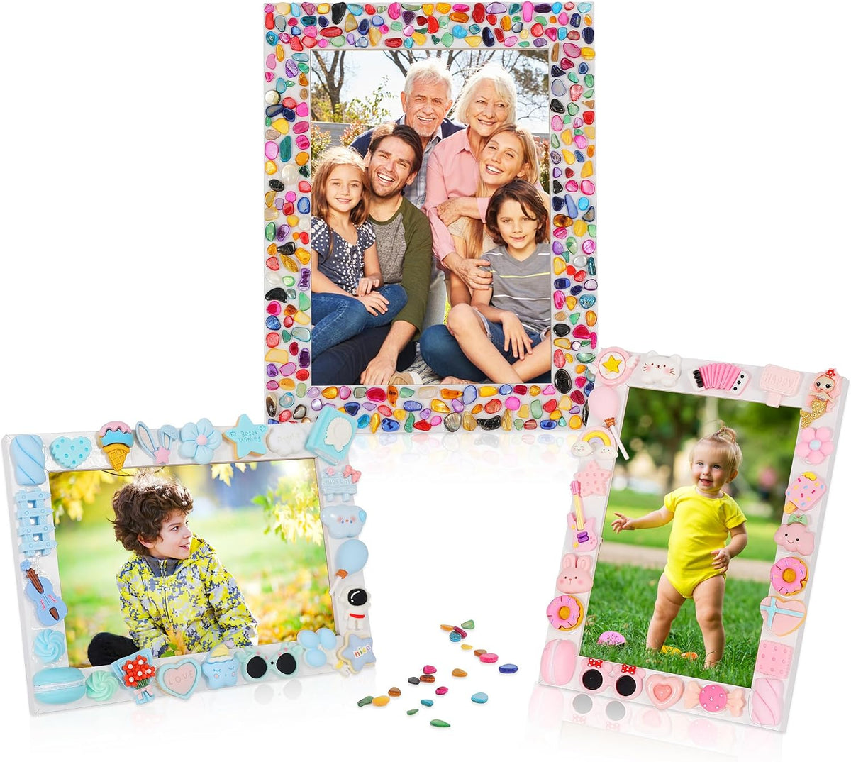 ZALIAFEI Kit de arte de mosaico, manualidades para niños y manualidades para niñas de 6 a 12 años, kit de arte de mosaico moderno para todas las estaciones