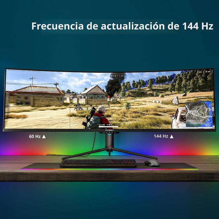 INNOCN Monitor curvo para juegos de 49" 144Hz Ultrawide 32:9 WD...