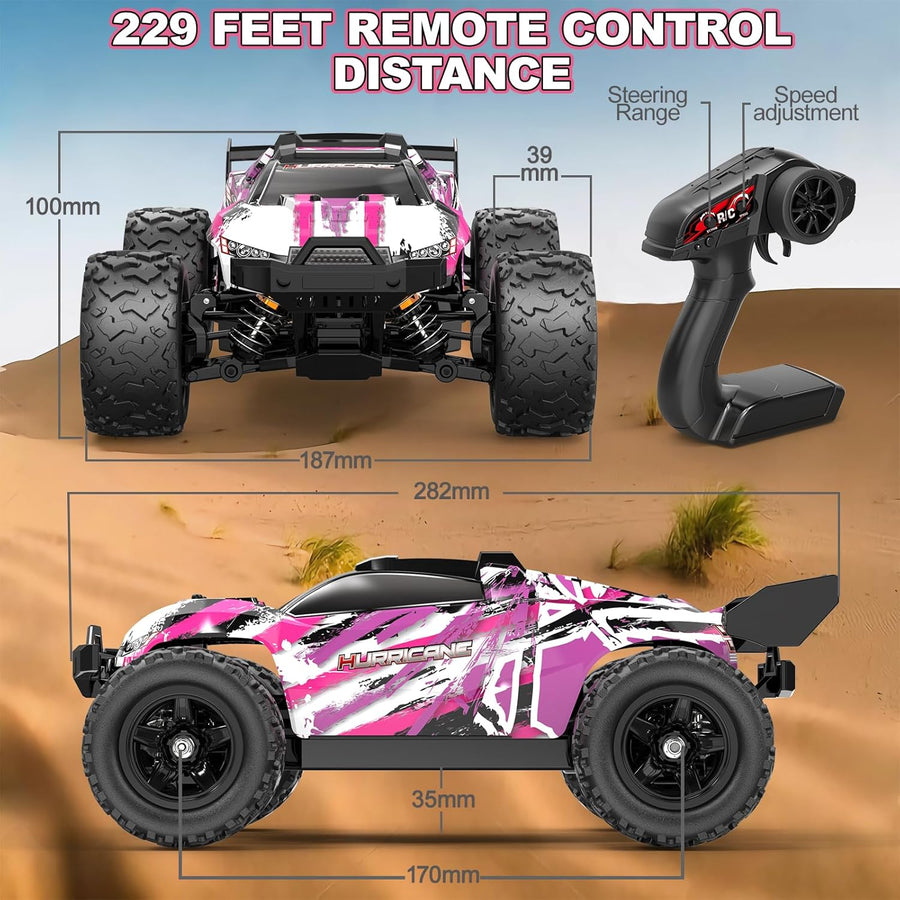 Auto de control remoto rosa para niñas autos a control