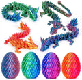 Juego de 4 huevos de dragón impresos en 3D juguetes