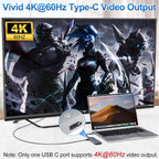 Yeemie Pro, USBC-3A5C-F, hub USB 4, alimentado