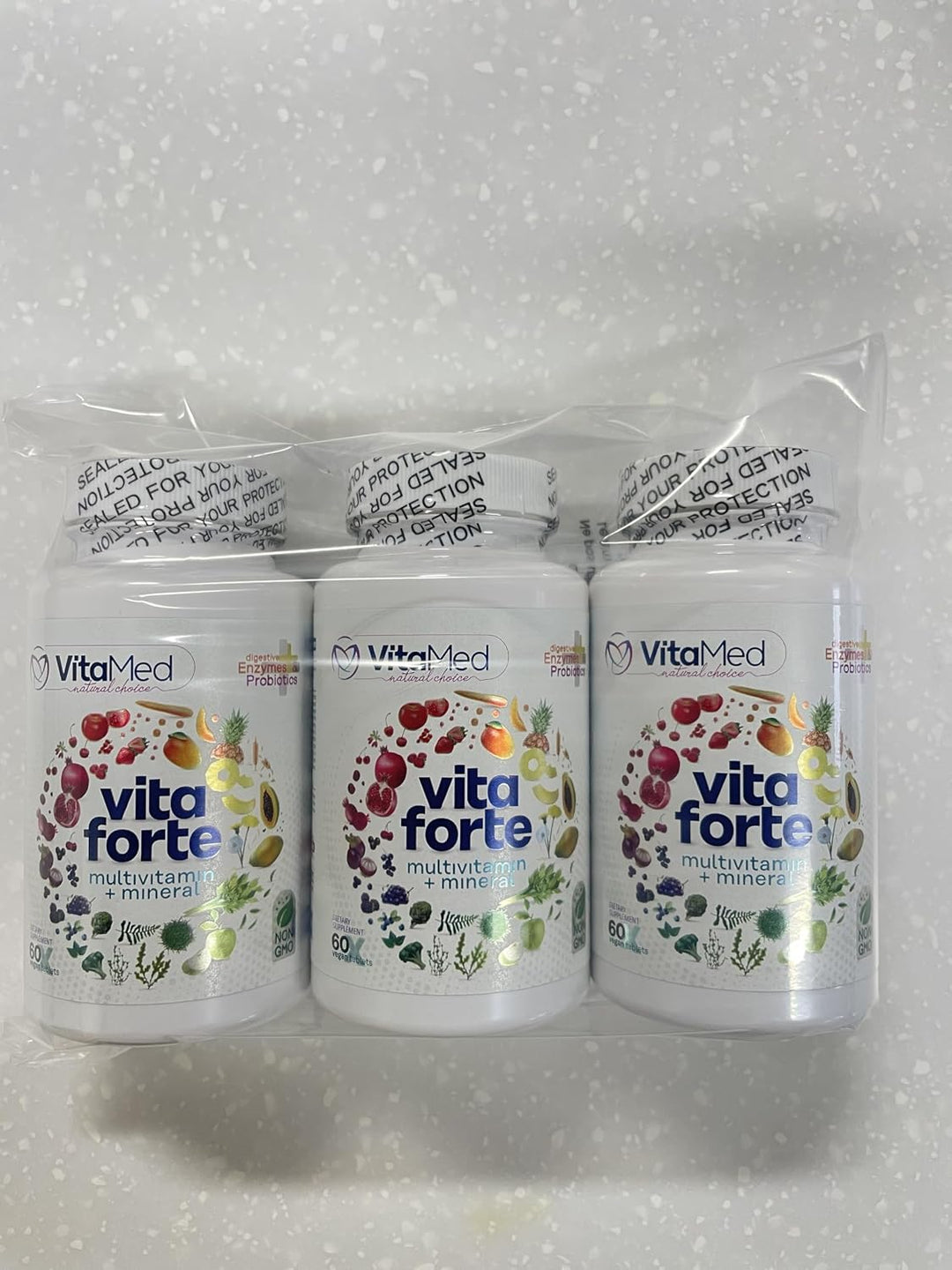 Vita Forte Multivitamínico vegano con probióticos, enzimas digestiv...