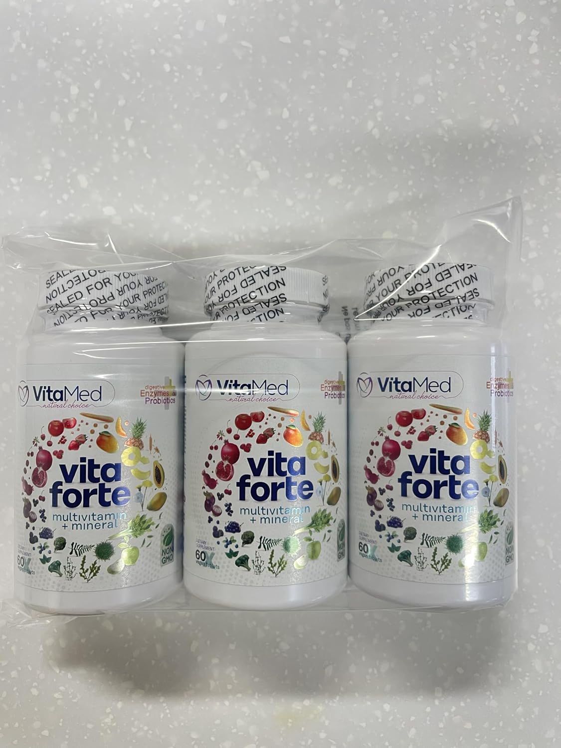 Vita Forte Multivitamínico vegano con probióticos, 180 unidades