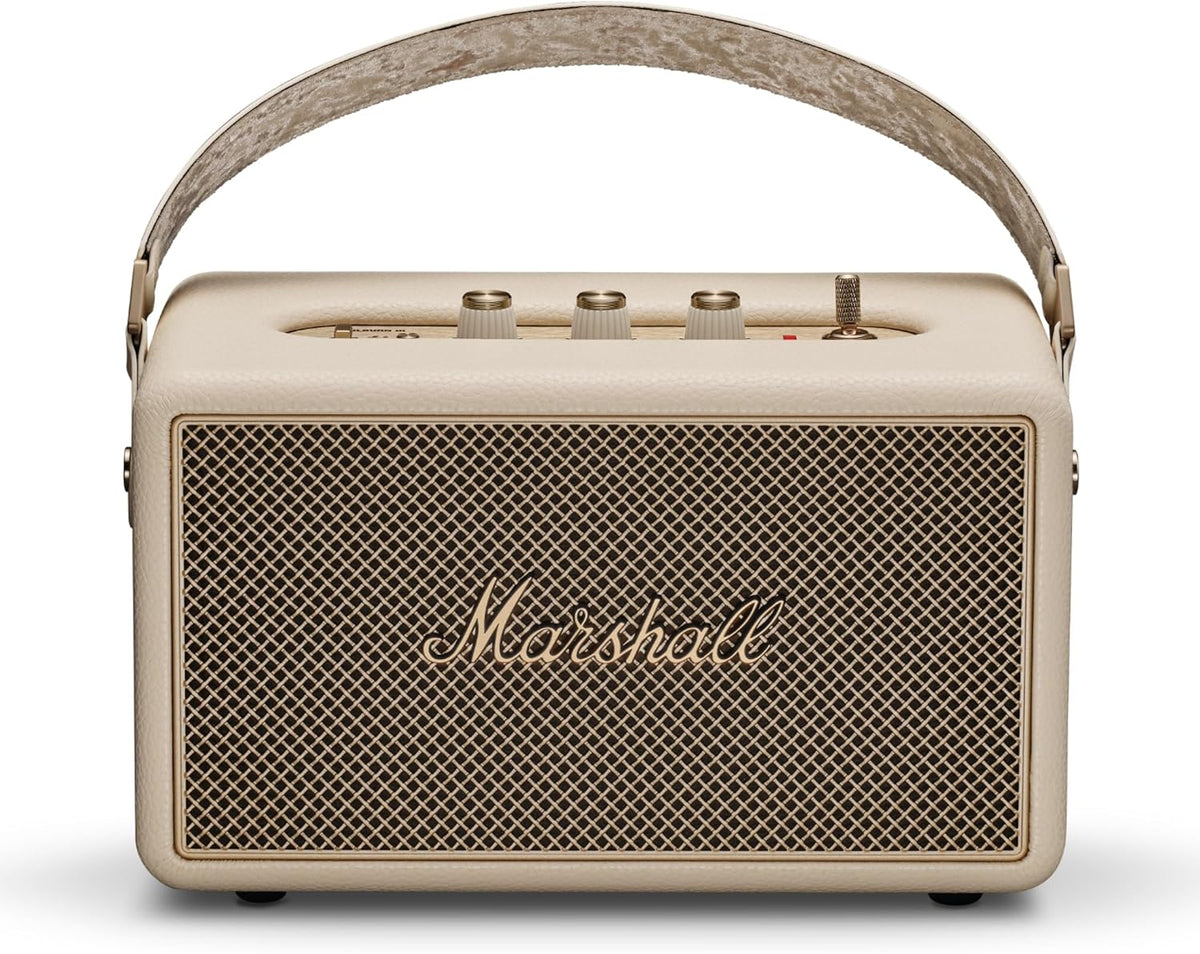 Marshall Kilburn III - Altavoz Bluetooth portátil, color crema
