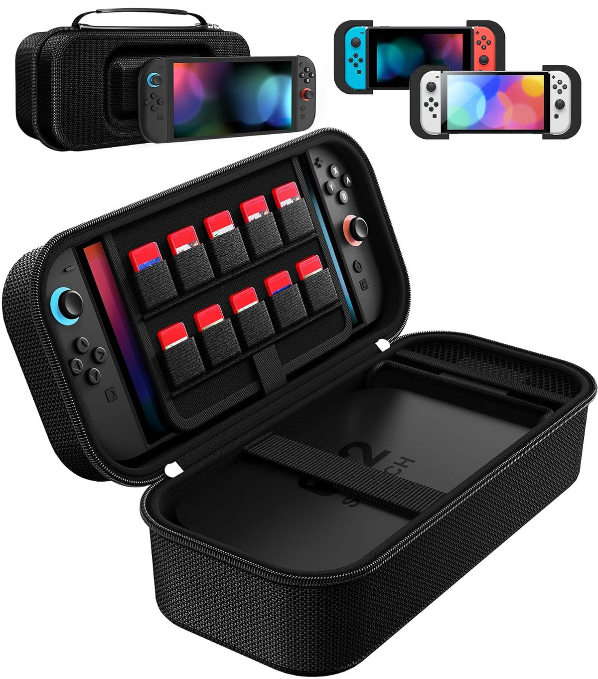 ivoler Funda de transporte para Nintendo Switch 2 / Switch / OLED Model