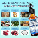 2 paquetes de vitaminas del complejo B metilado con folato, Arándano, 2 Ounce (paquete de 2)