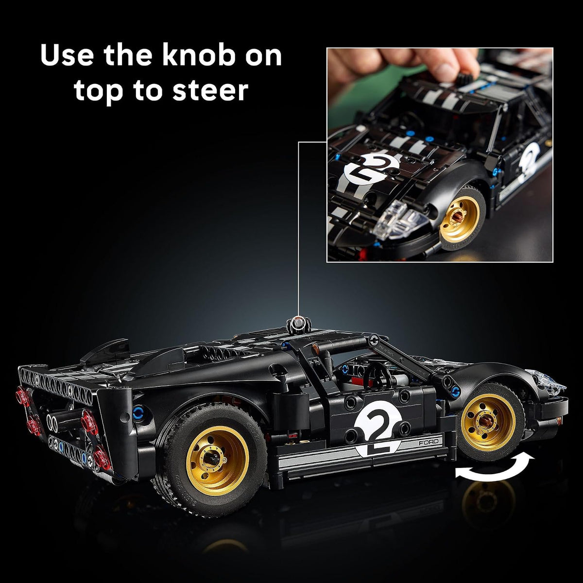 LEGO Technic 1966 Ford GT40 MKII Race Car 42223