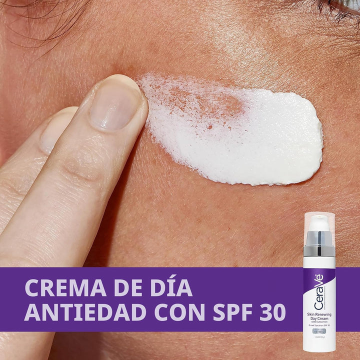 CeraVe crema de día, renovador cutáneo con factor de protección sol...