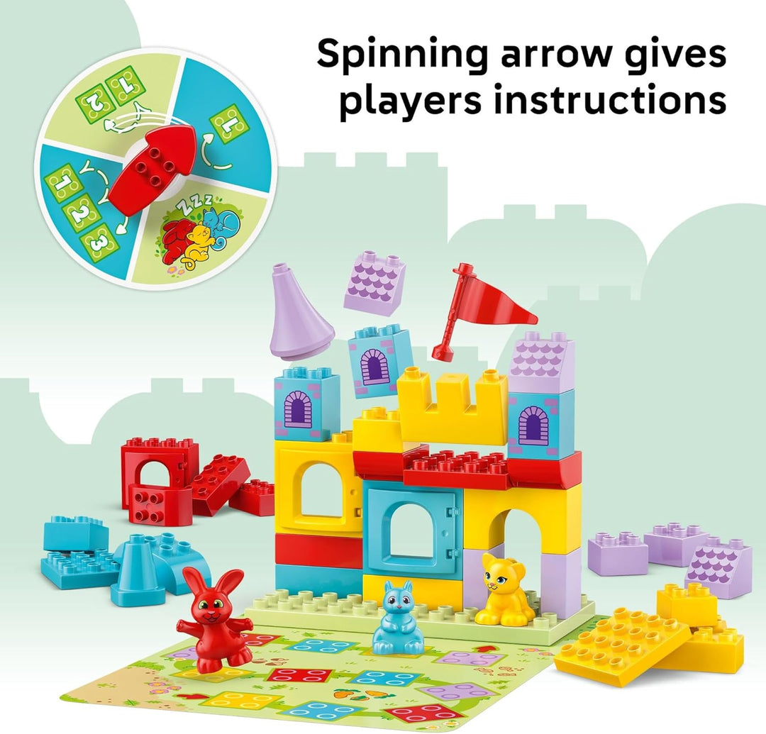 LEGO DUPLO Juego de construcción del Castillo de Hopsy para jugar -...