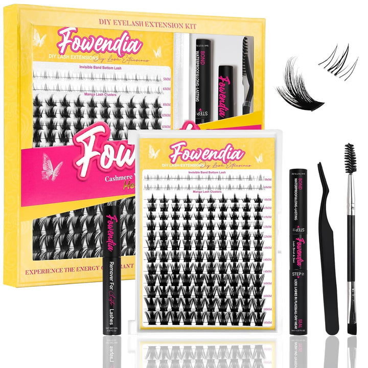 Fowendia Kit de racimos de pestañas California Sunset de 0.315-0.70...
