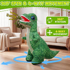 Juguetes inflables de dinosaurio a control remoto, T-Rex con control