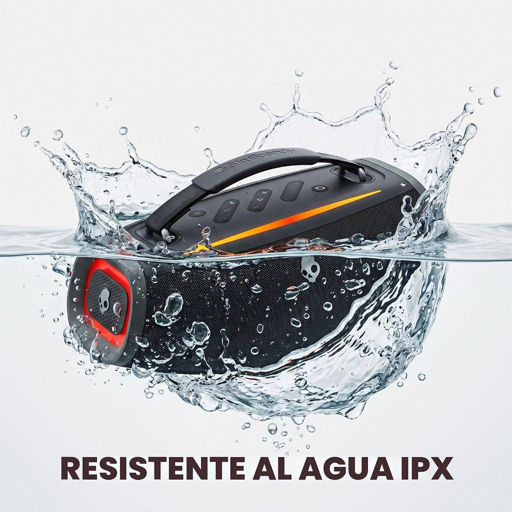 Skullcandy Barrel Mini Altavoz Bluetooth Portátil, IPX7, Batería de 12 horas