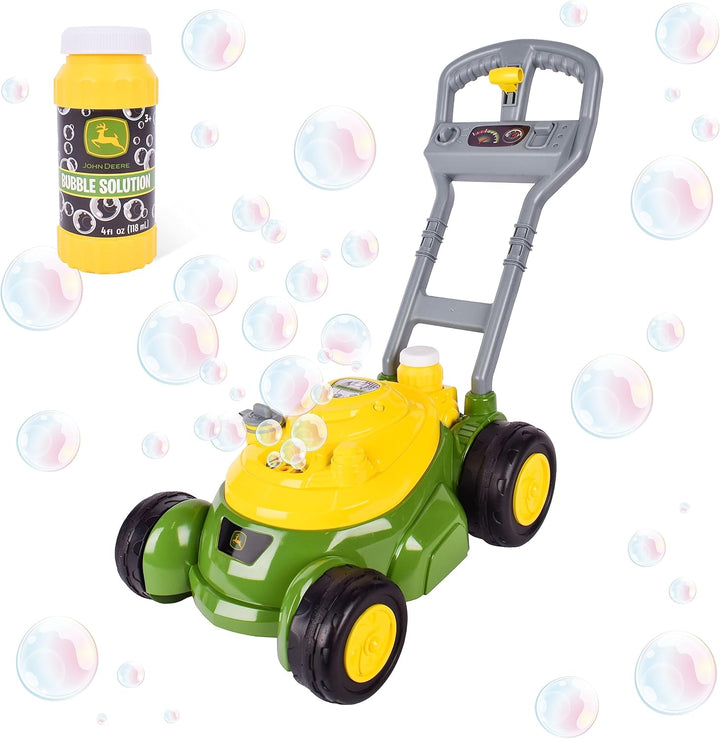 John Deere Cortacésped de burbujas para niños pequeños, máquinas so...