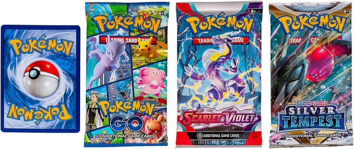 Pokémon TCG: 3 paquetes de refuerzo y 1 lámina aleatoria | Incluye...
