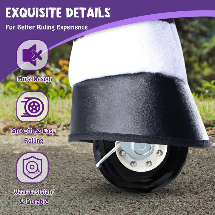 PonyCycle Juguetes para montar Caballo negro esencial Modelo E (con...