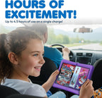 Contixo Paquete de tableta y reloj inteligente para niños de 10 pulgadas, Epic & Lingokids, tableta Android de aprendizaje para niños, 32 GB, reloj educativo con juegos, cámara, reproductor de música, alarma, papel tapiz personalizable, morado
