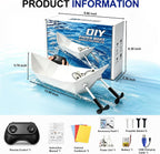 Kit de barco de papel RC DIY para aficionados, navegantes y