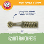 ARM & HAMMER Nubbies, golosinas dentales para perros, sabor menta