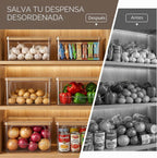Contenedor de almacenamiento para patatas y cebollas para