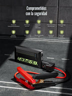 YESPER Arrancador portátil, Arrancador de motocicleta de pico de 1500A, Caja de arranque para arrancador portátil de auto, Paquete de refuerzo automático de 12V (hasta 7L de gas y motor diésel de 5.5L
