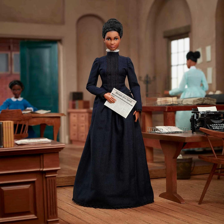 Barbie Muñeca inspiradora para mujer, Ida B. Wells coleccionable co...