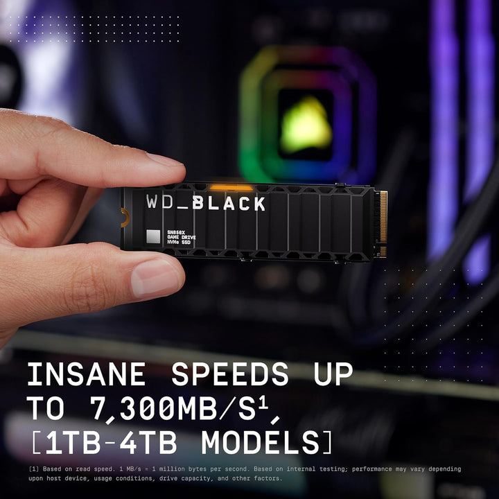 WD_BLACK SSD NVMe SN850X de 2TB con disipador de calor - M.2 2280,...