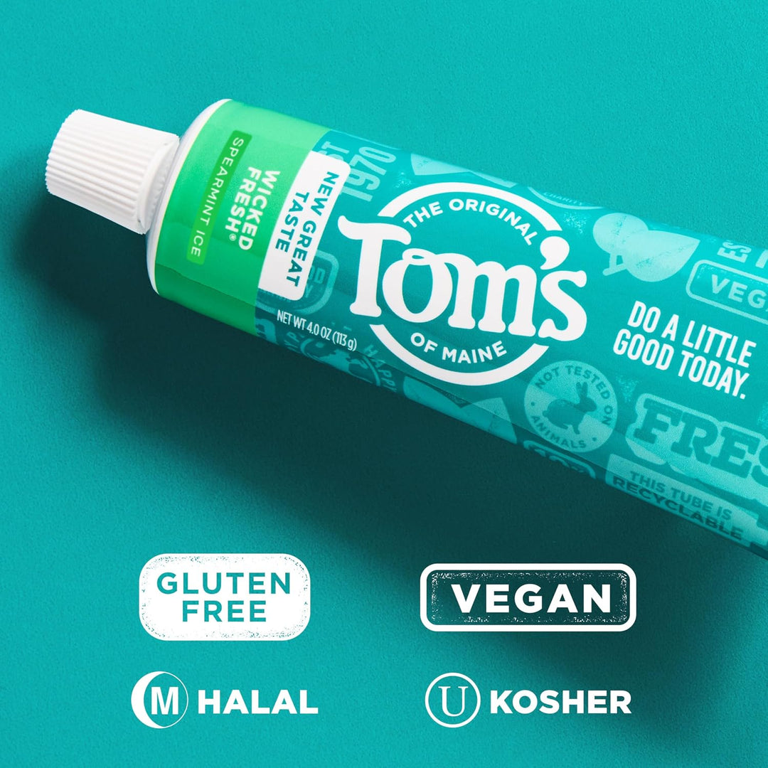 Tom's of Maine ¡Malvado y fresco! Pasta dental anticaries natural,...
