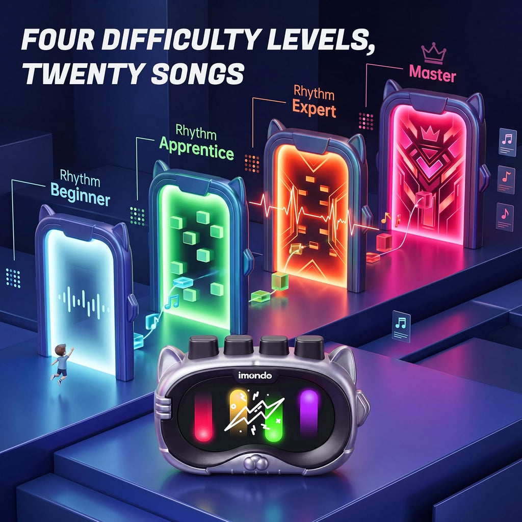2 paquetes de música ritmo Flick Smart Electronic Handheld