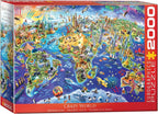 EuroGraphics (EURHR Crazy World - Rompecabezas de 2000 piezas de 2000 piezas (8220-5343))