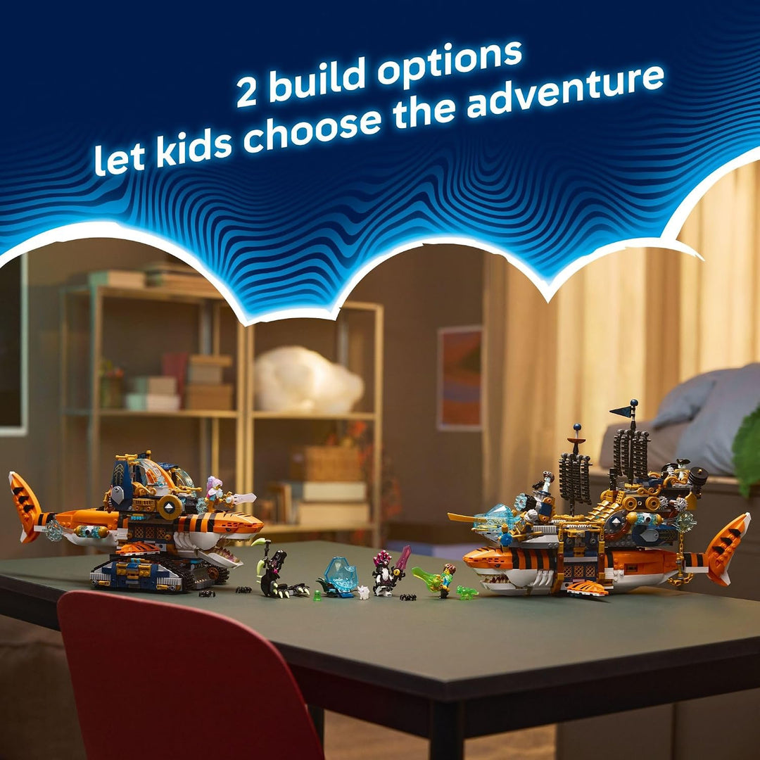LEGO DREAMZzz - Juguete de construcción de tanque de tiburón tigre...