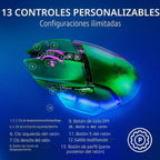 Razer Basilisk V3 Pro 35K Mouse inalámbrico para gaming: rueda incl...