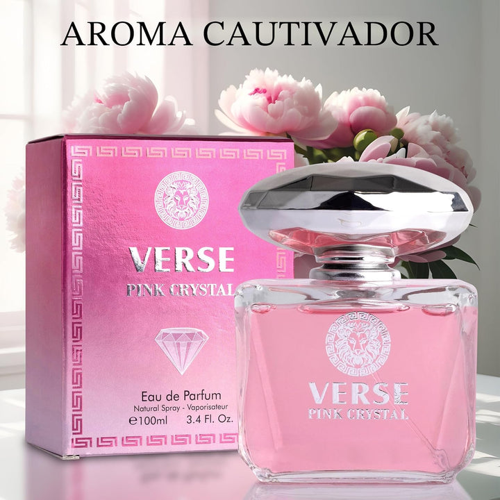 Verse Pink Crystal Eau De Parfum para Mujer - Notas Superiores de G...