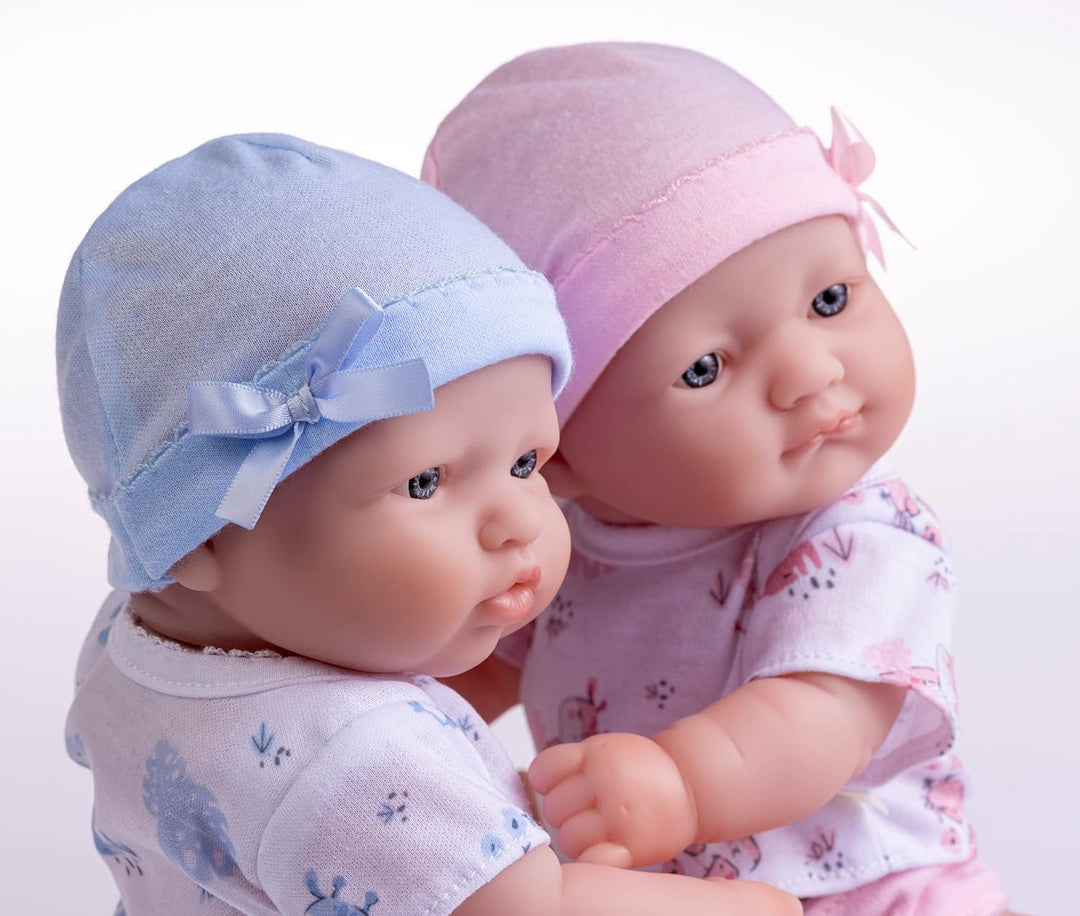 Berenguer Boutique Realistic La Newborn Gemelos de Vinilo Lavable d...