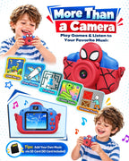 Juguetes de araña con cámara para niños de 3 a 8 años, cámara selfie para