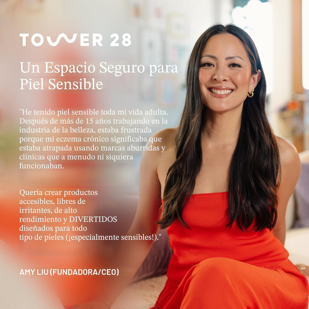 Máscara Tower 28 \u2013 Maquillaje para pestañas voluminizante y al...