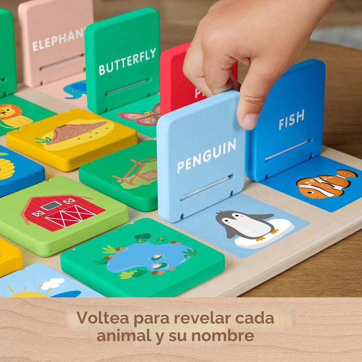 Fisher-Price Tablero de madera para levantar y revelar