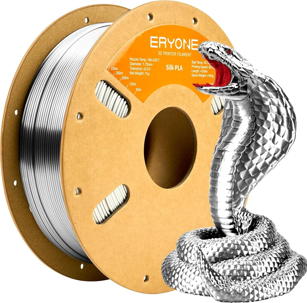 ERYONE Filamento PLA de seda para impresora 3D de 0.069 pulgadas +\...